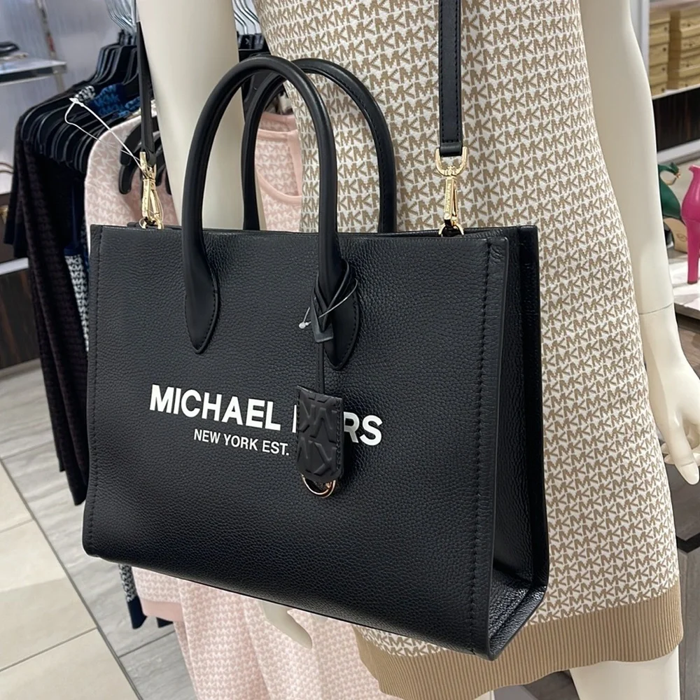 Michael Kors Medium Mirella 35S2G7ZT7L Tote Bag In Black